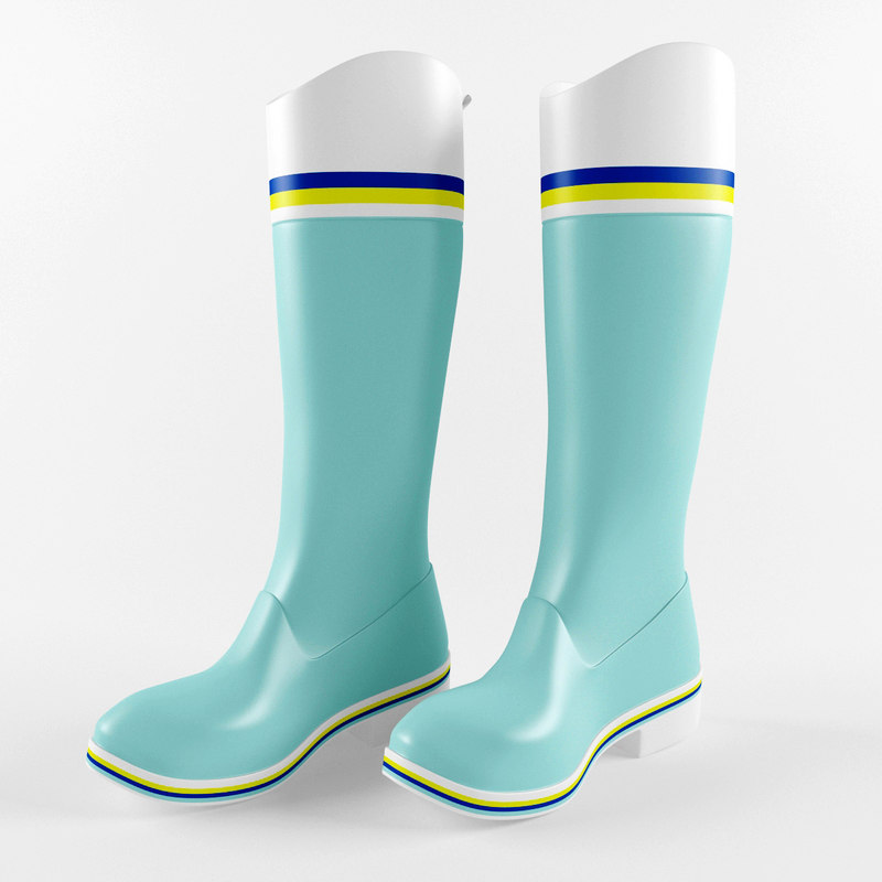 rain boot 3d model