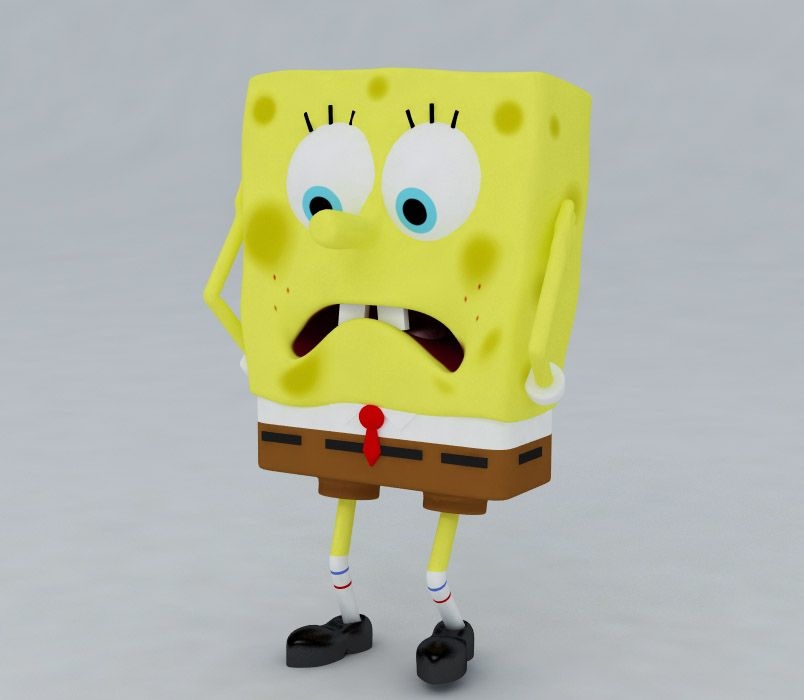 3d model spongebob squarepants