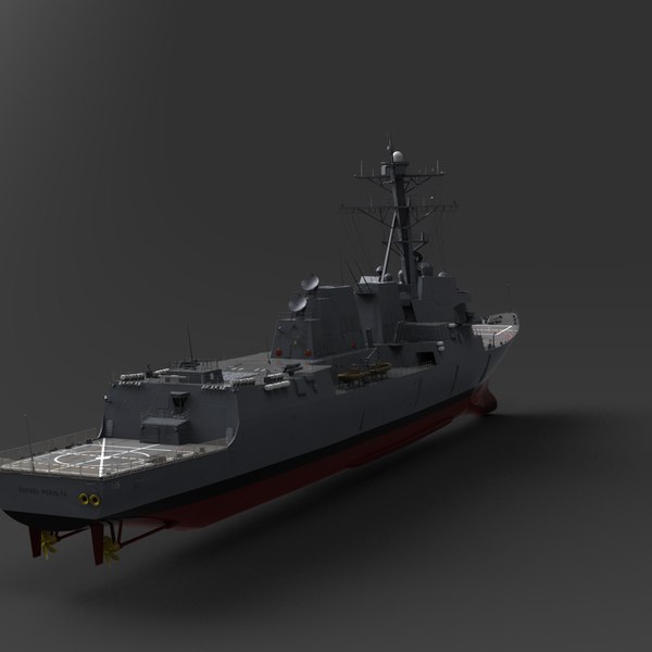 arleigh burke ddgs navy ships 3d