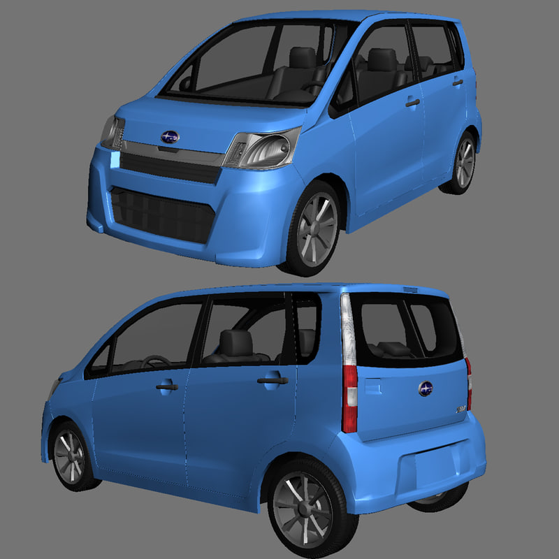 3d subaru stella 2013