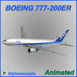 3d model boeing 777-200er