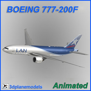 boeing 777-200f cargo 3ds
