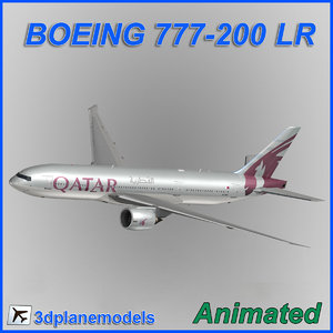 3d boeing 777-200lr