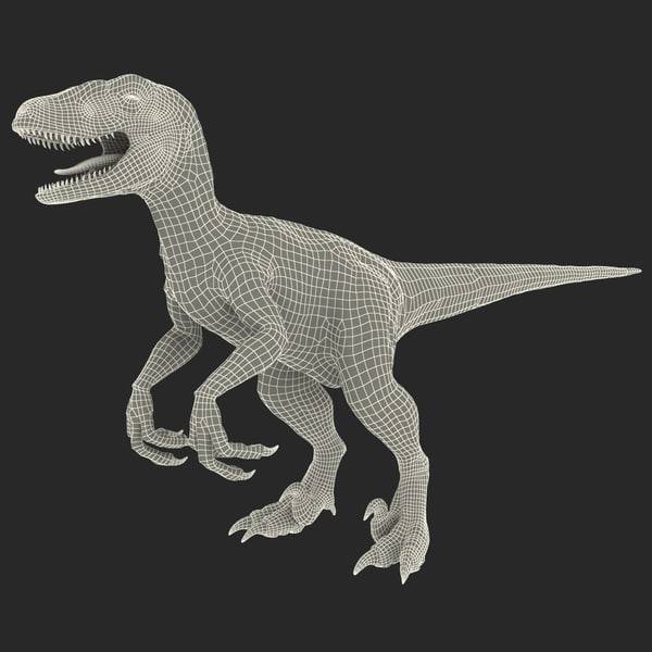 raptor dinosaur 3d