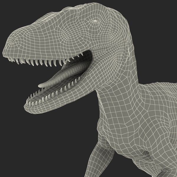 raptor dinosaur 3d