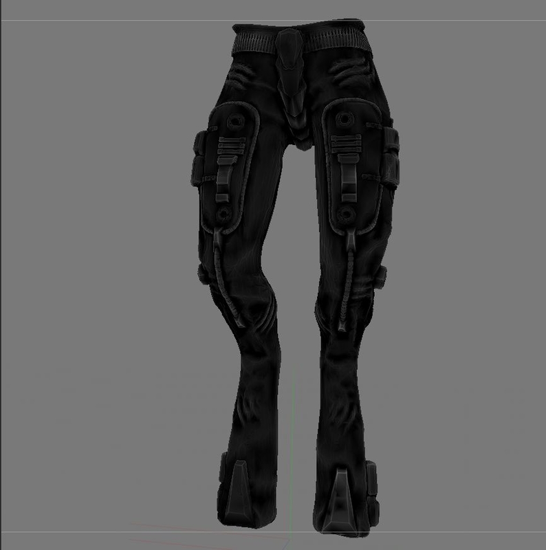 pants sci-fi obj