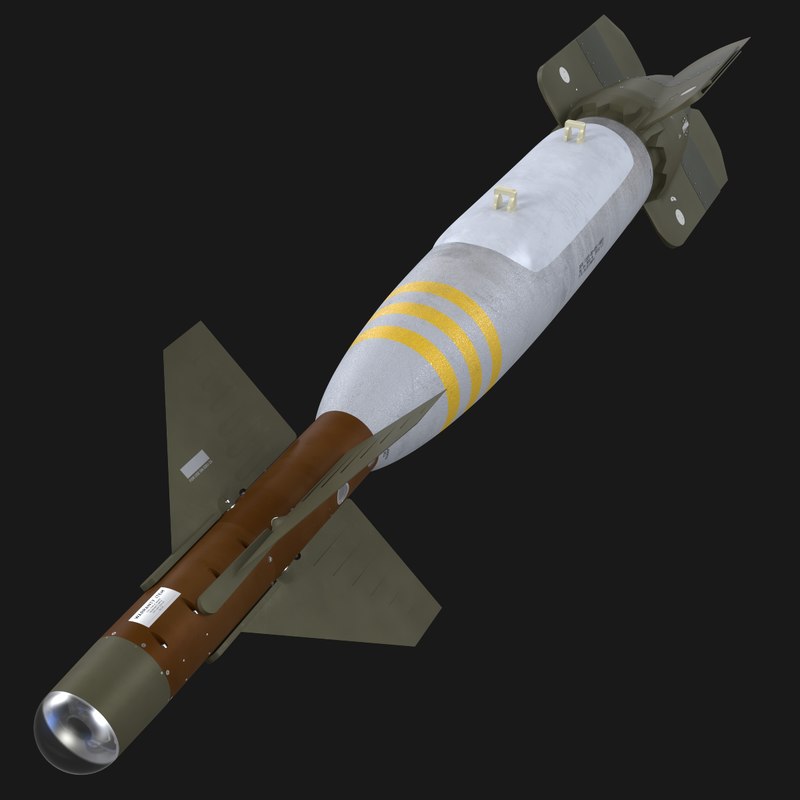 gbu-24 paveway iii bomb 3d model