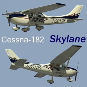 cessna 182 skylane 3d model