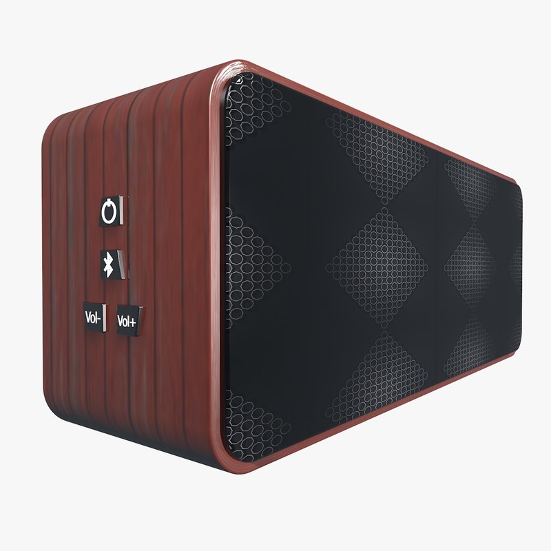 3d model bluetooth speaker