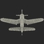wwii fighter aircraft f4u corsair 3d model