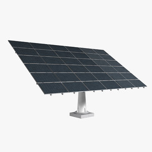 3d solar panel model