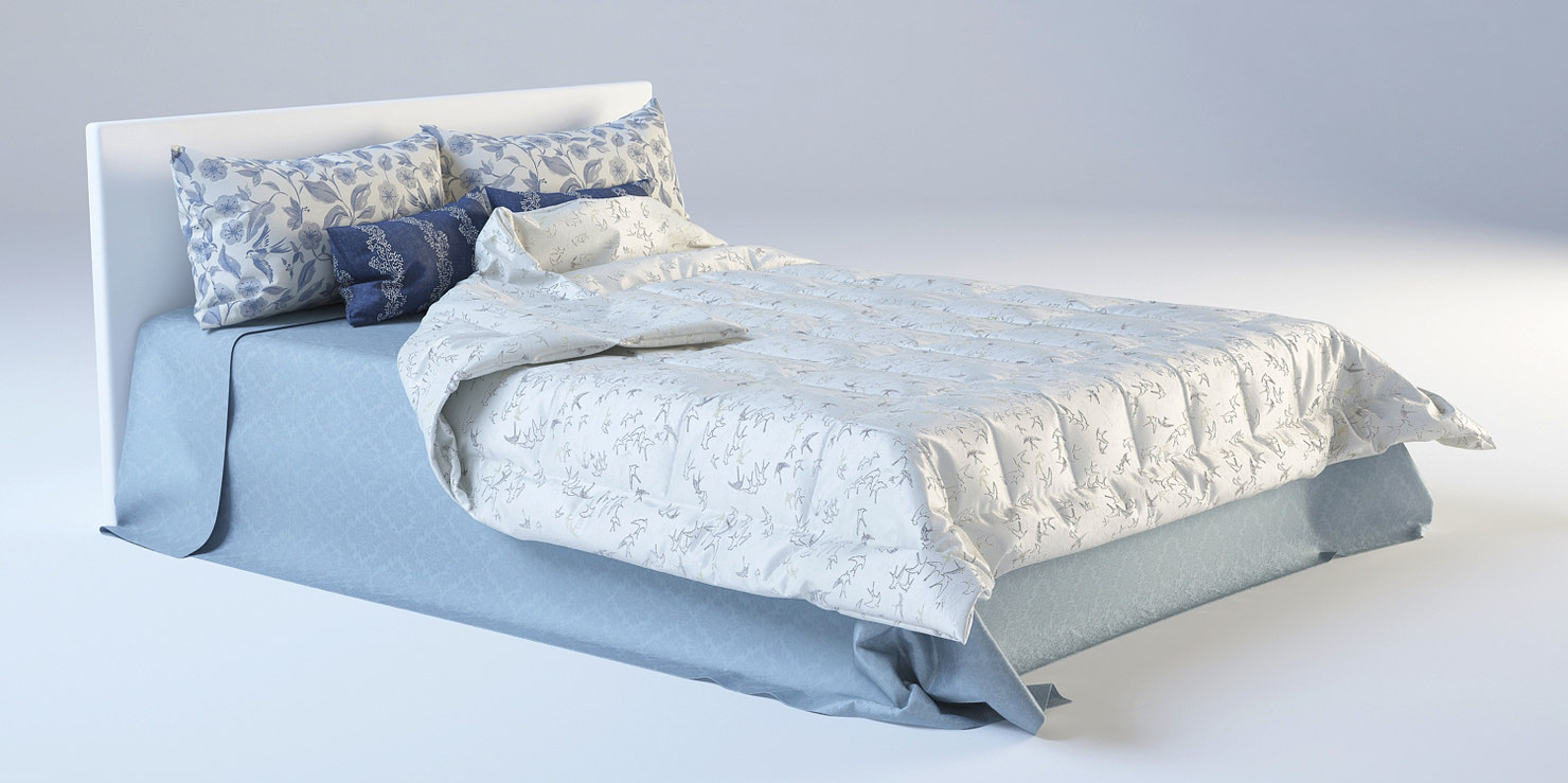 3d max bed cloth