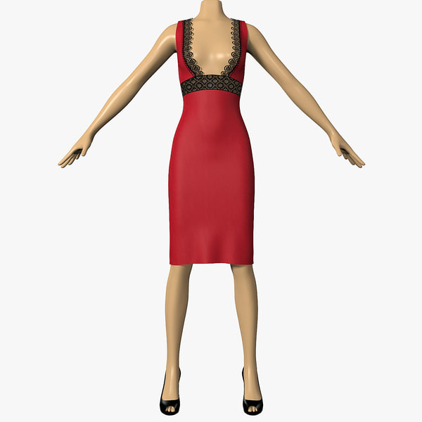 Free 3d Dress Models Turbosquid 5850