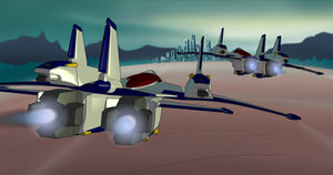 robotech plane 3d 3ds