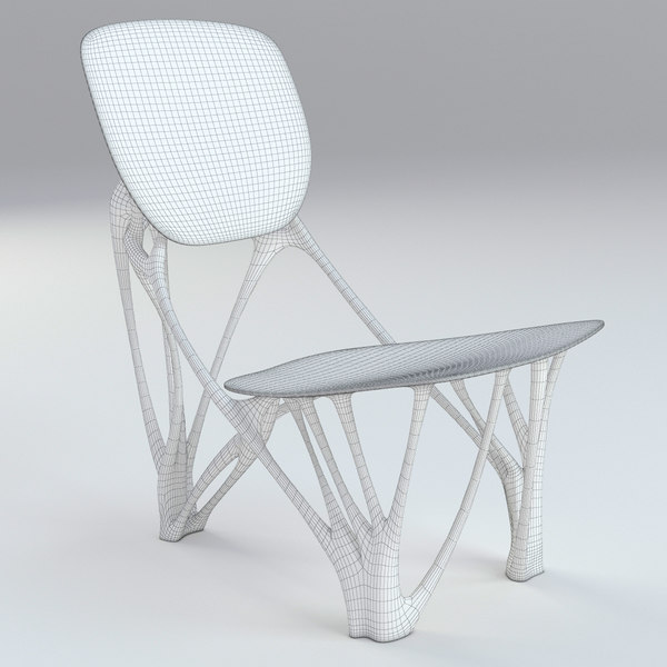 bone chair 3d 3ds