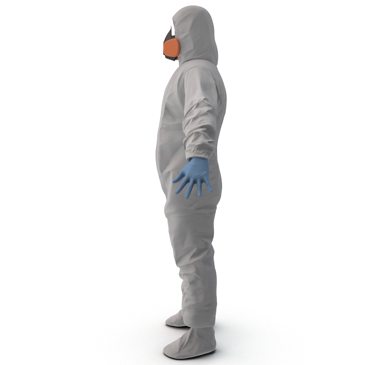 hazmat worker clothes c4d