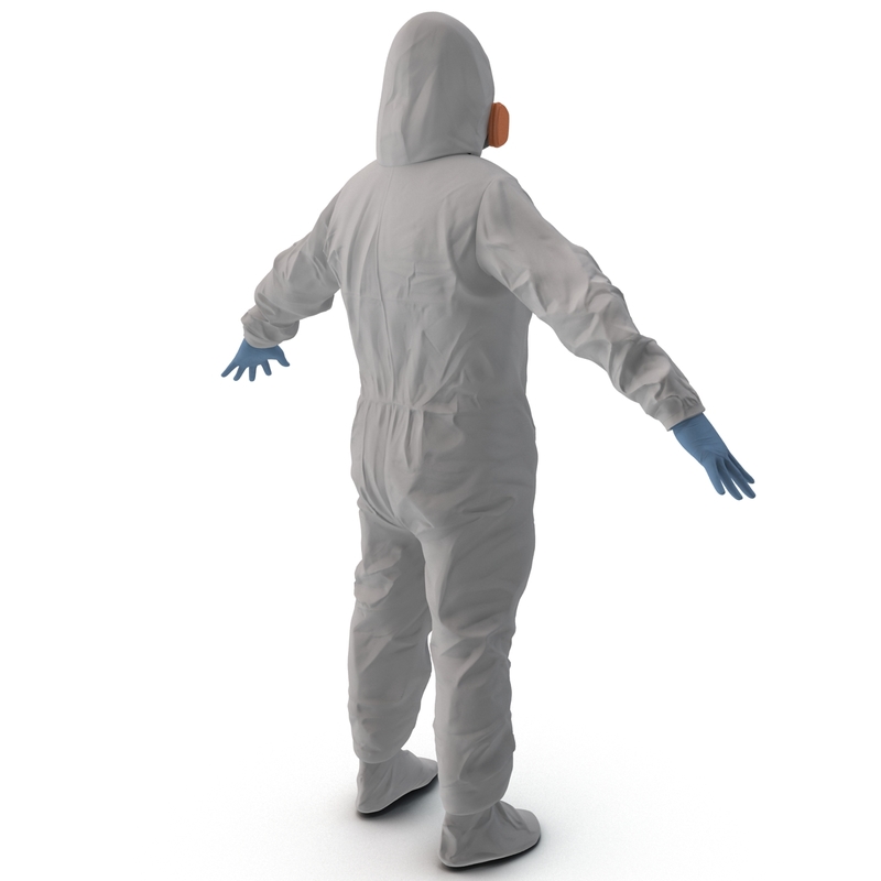 hazmat worker clothes c4d