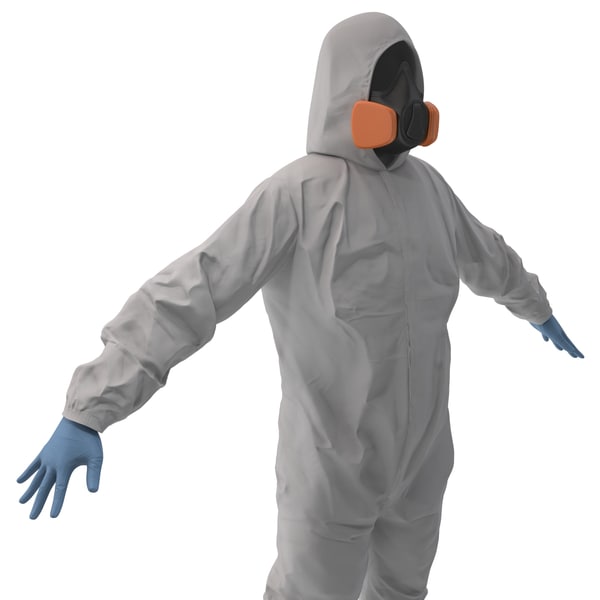 hazmat worker clothes c4d