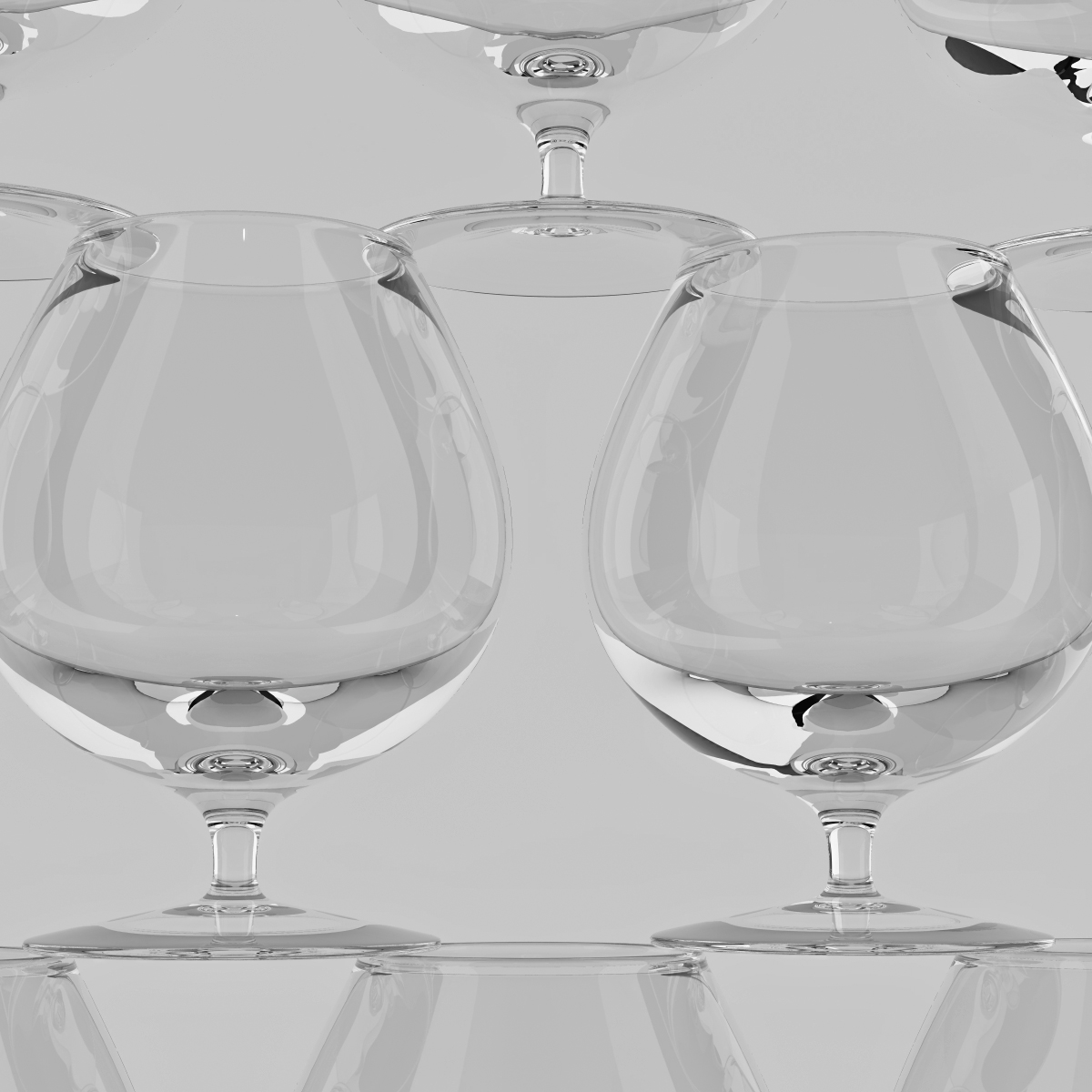 snifter glass 3d model