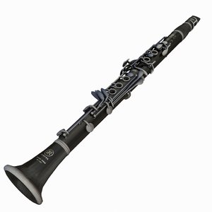 3d model yamaha clarinet