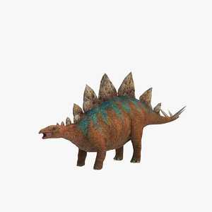 stegosaurus 3d max