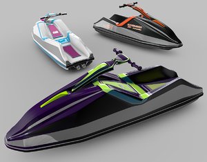 jet ski 3d model