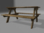 3d picnic table model