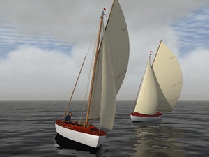3d model recreation sails