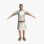 3d ancient roman people model