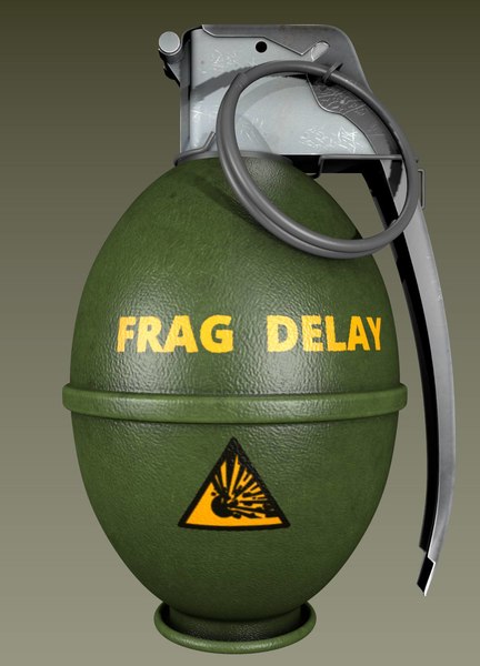 3d Grenade Bomb Model