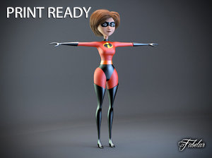 3ds elastigirl printable