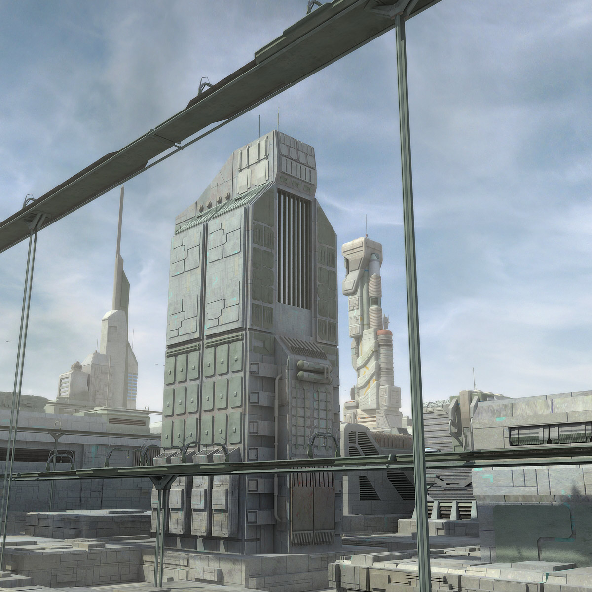 3d Model Sci Fi Futuristic City 3d Model Sci Fi Futuristic City
