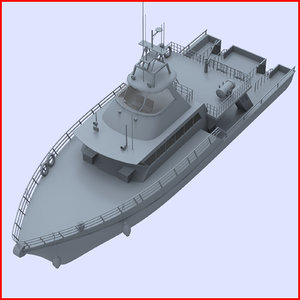 3d model boat launch