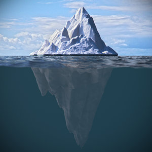 ice iceberg berg 3d max