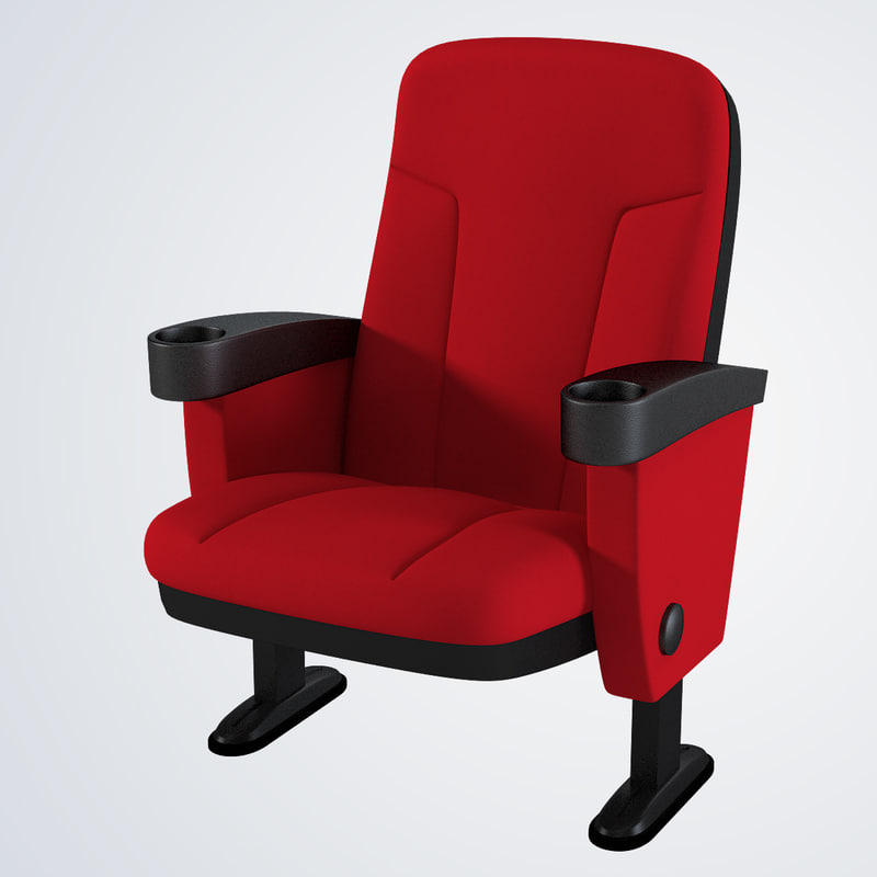 Cinema seat 3d model free download