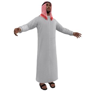 arab man 3d max