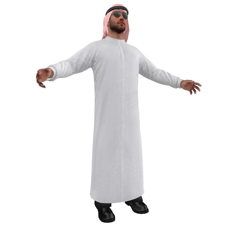 3ds max arab man