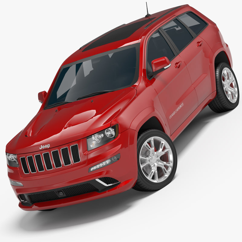 jeep grand cherokee srt 3d model