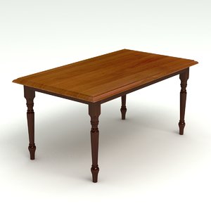 3d table dining model