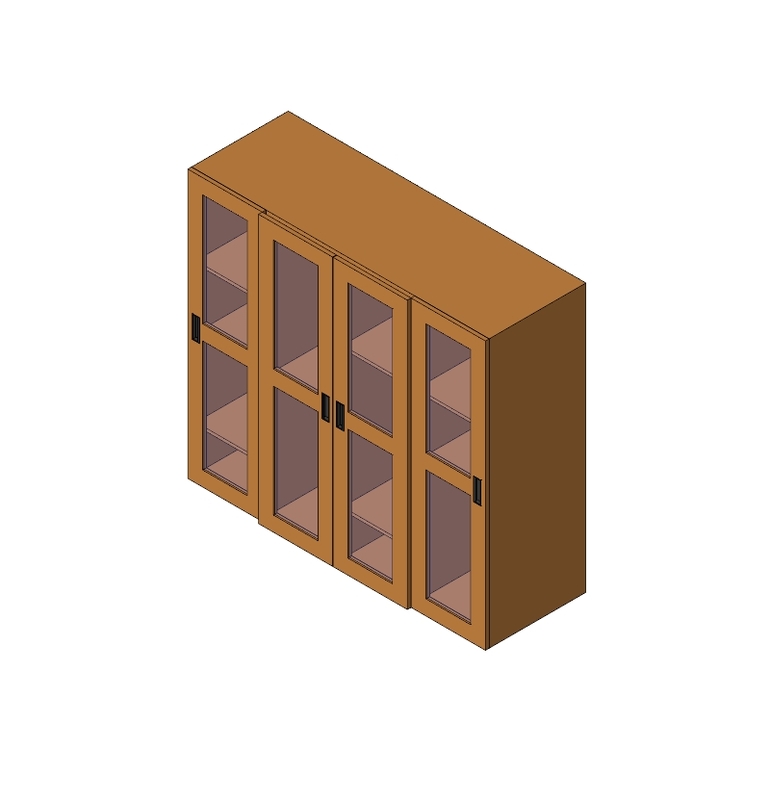Building Revit Family wardrobe Furniture rfa