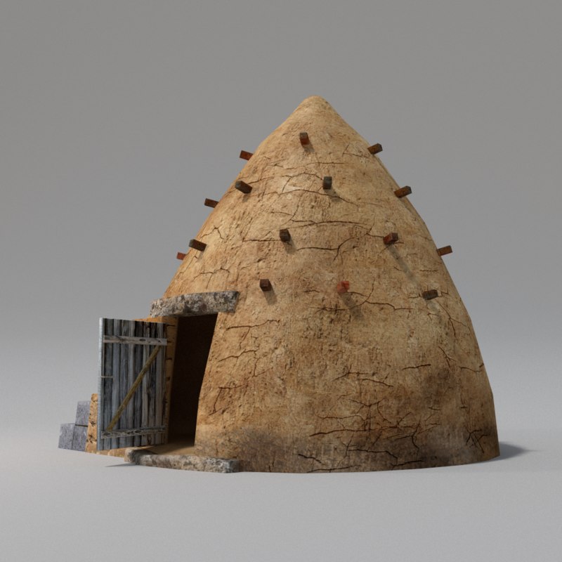 traditional syrian beehive 3d 3ds
