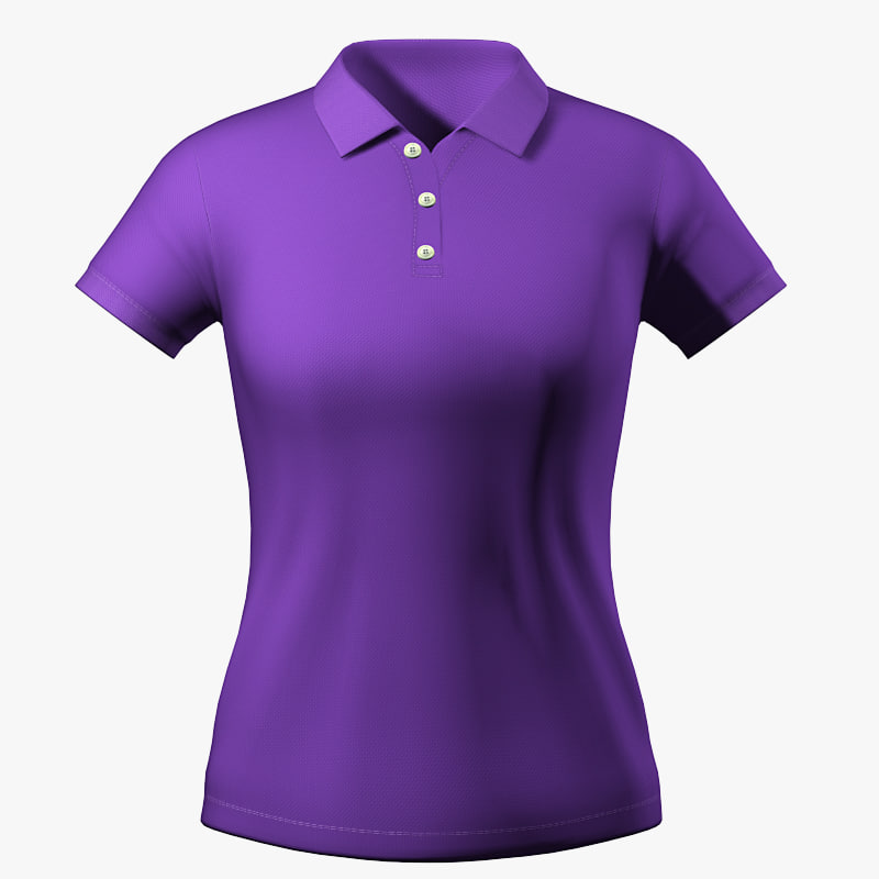 polo t shirt 3d model