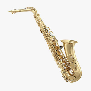 saxophone 3d max