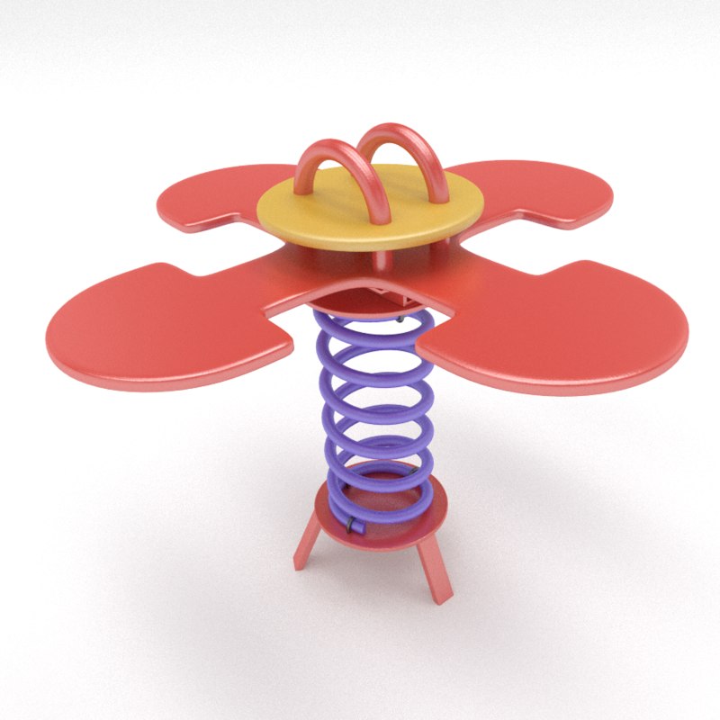 3d fbx teeter totter