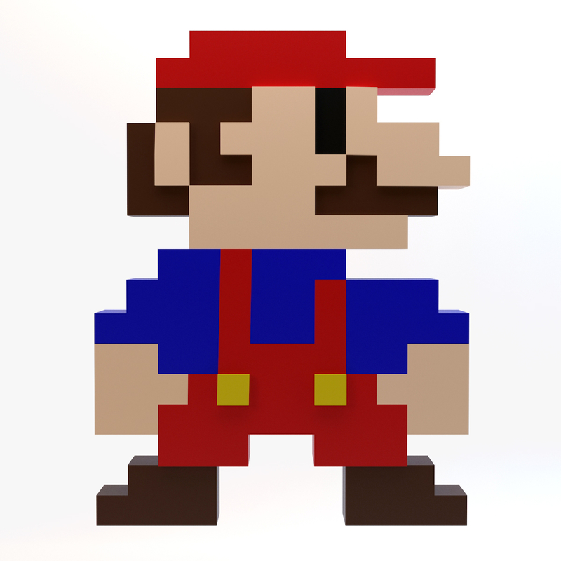 Mario 8 Bit 3ds