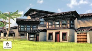 3d house bhutan