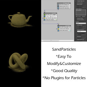 3ds max sand particle