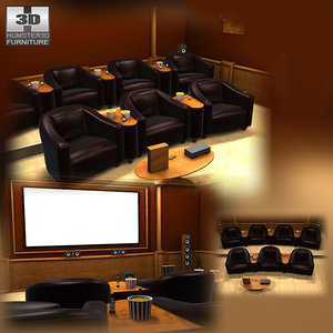 3d home theater model