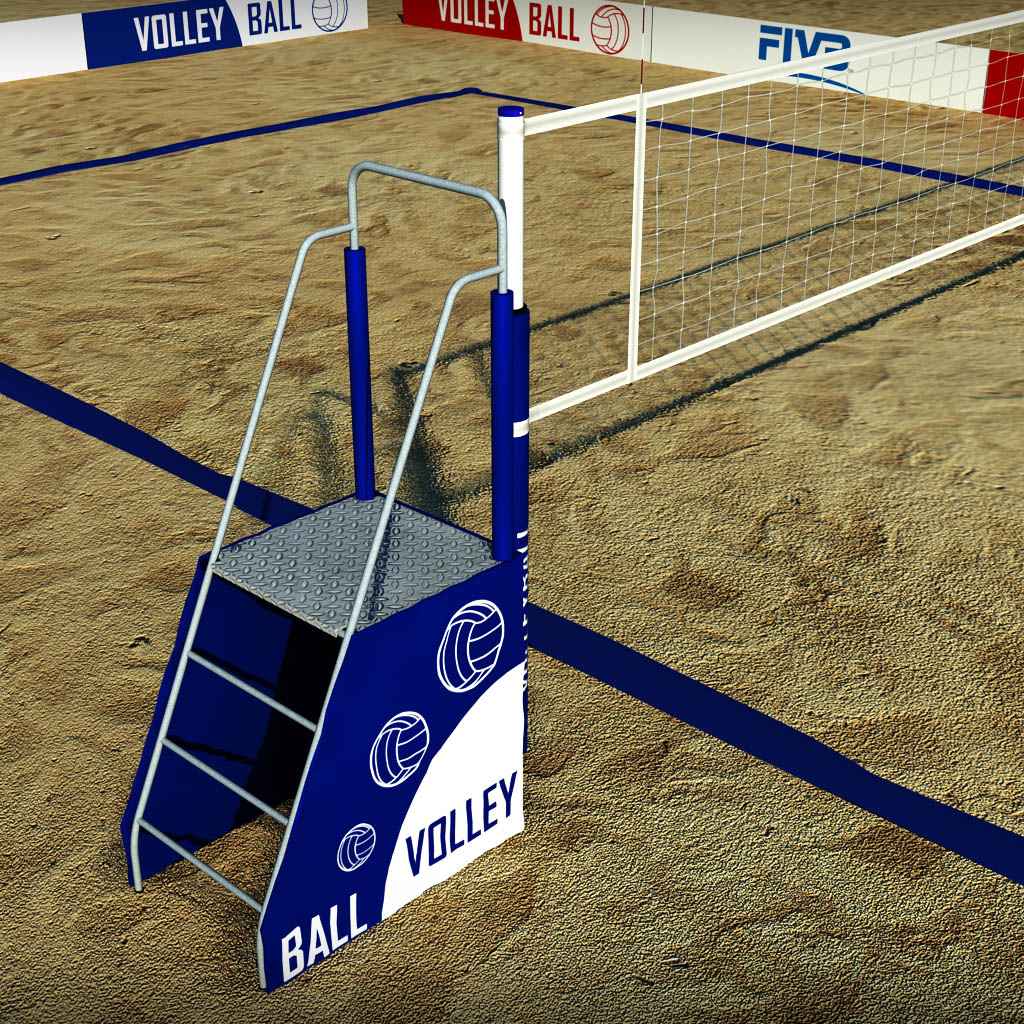 3d Volleyball Court Model