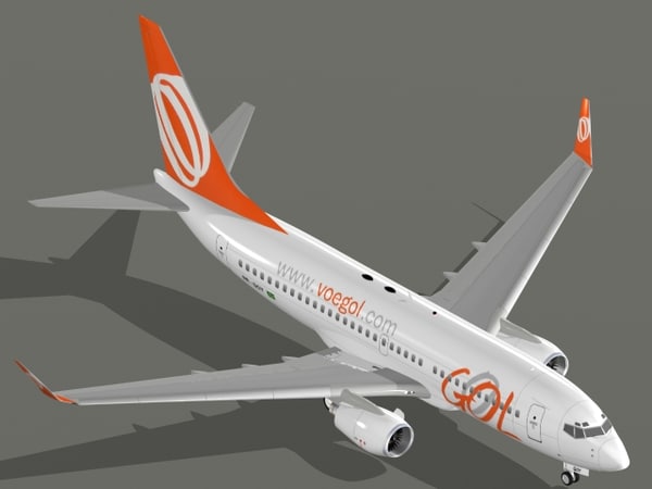 3d model b 737-700 gol